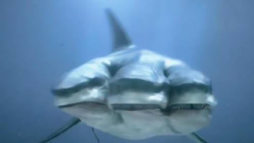 三头鲨鱼为所欲为，称霸海洋屠杀人类，人们却用这办法将它消灭