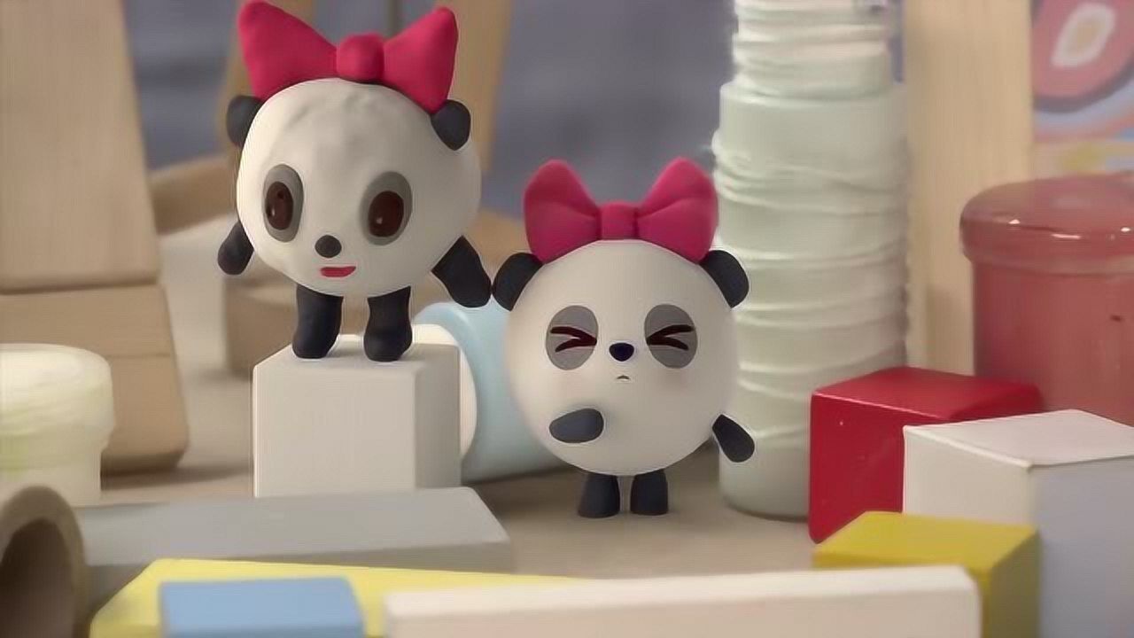 《瑞奇宝宝》诺诺用橡皮泥捏了一个甜甜