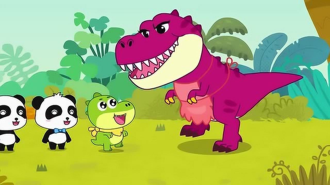 宝宝巴士益智动画小霸王龙找妈妈