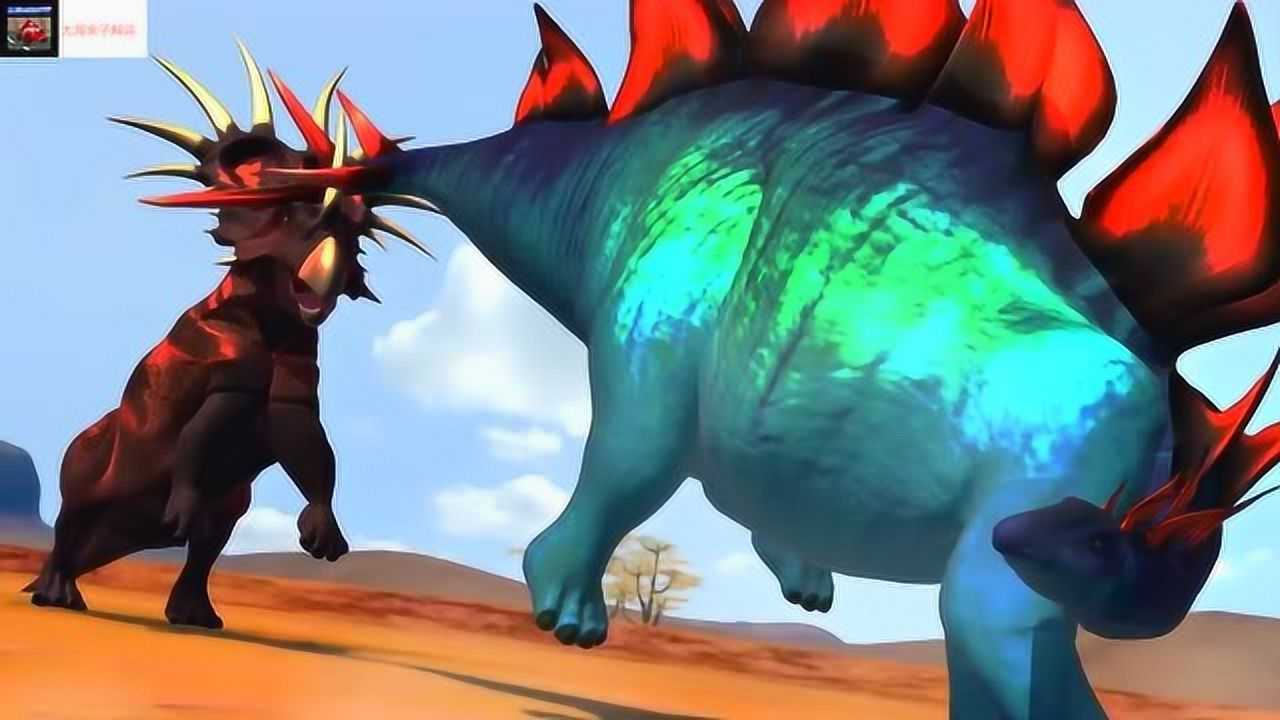 方舟生存进化之诸神争霸第3集牛龙vs剑龙