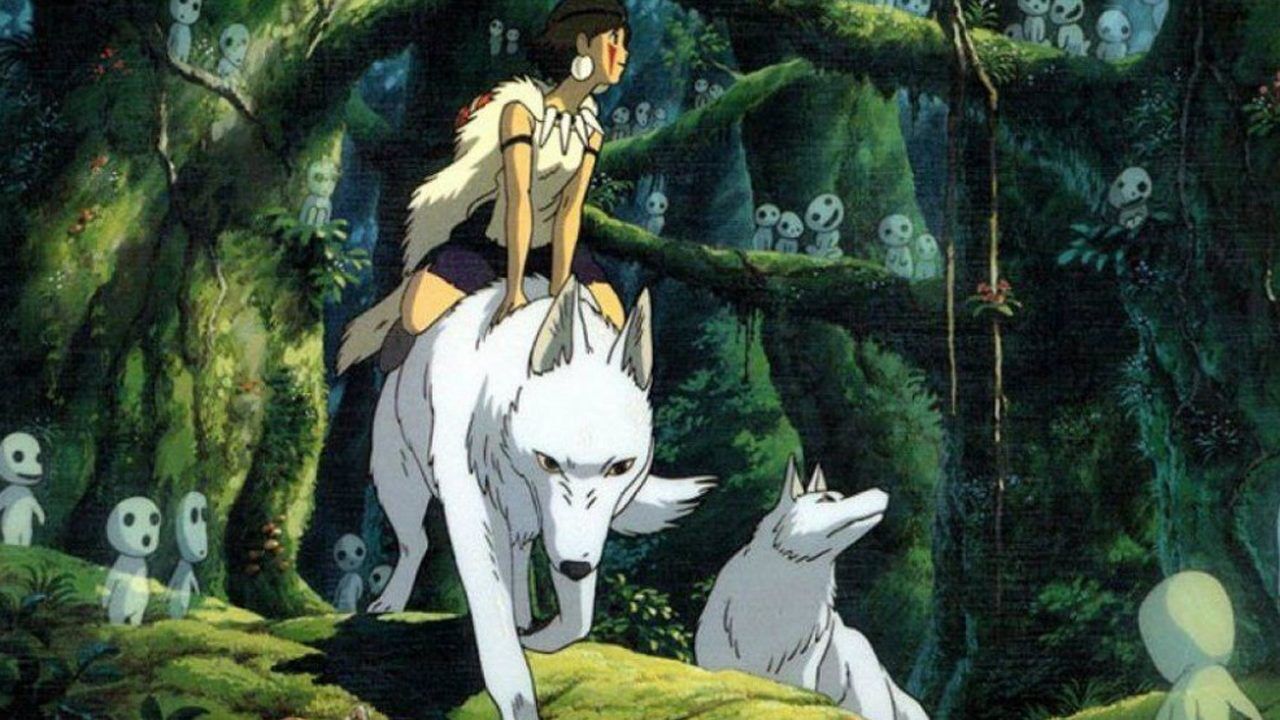 女孩从小被狼养大,宫崎骏巅峰之作《幽灵公主》,还是环保大片