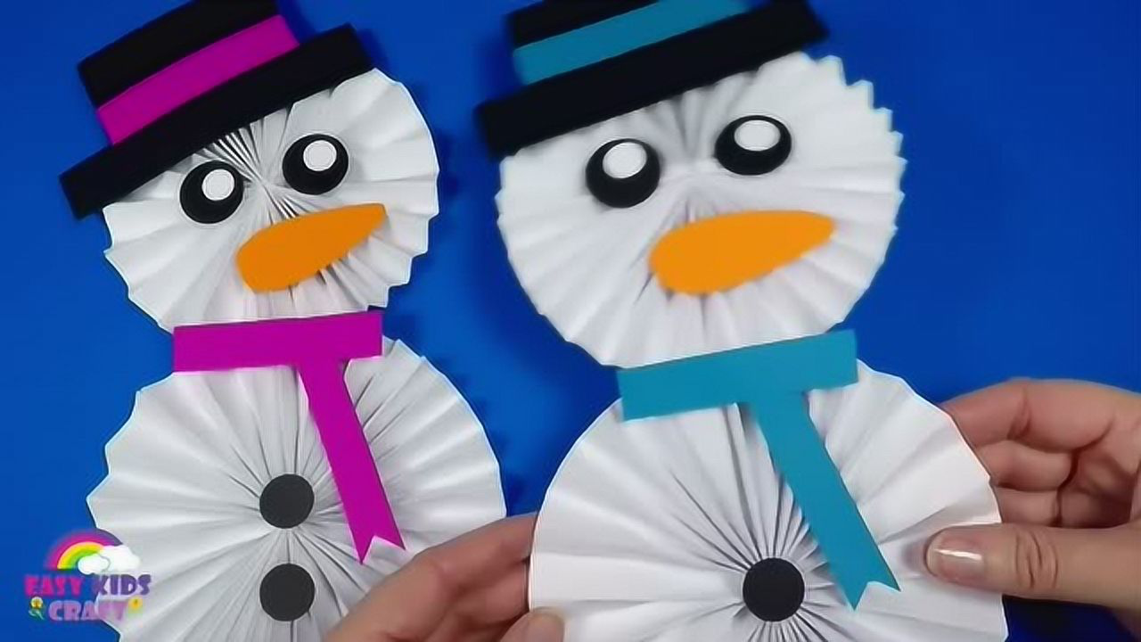 makeapapersnowman制作手工雪人