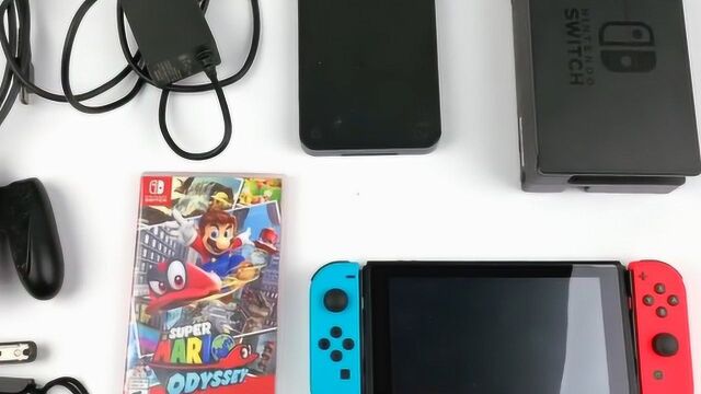 任天堂Switch游戏机开箱测评,这游戏装备也太豪华了