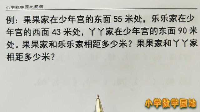 小学二年级数学奥数课堂 利用方向的知识画出位置图 就很好理解了