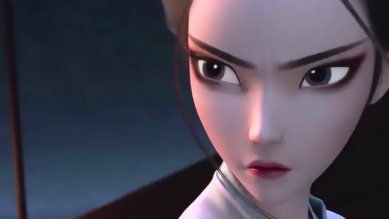 国产动画电影白蛇缘起白素贞刺杀妖道妖道察觉两人展开战斗