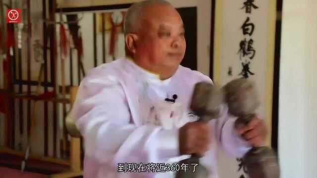 中国传武永春白鹤拳,讲究寸劲和爆发力,连空手道都是借鉴此拳法