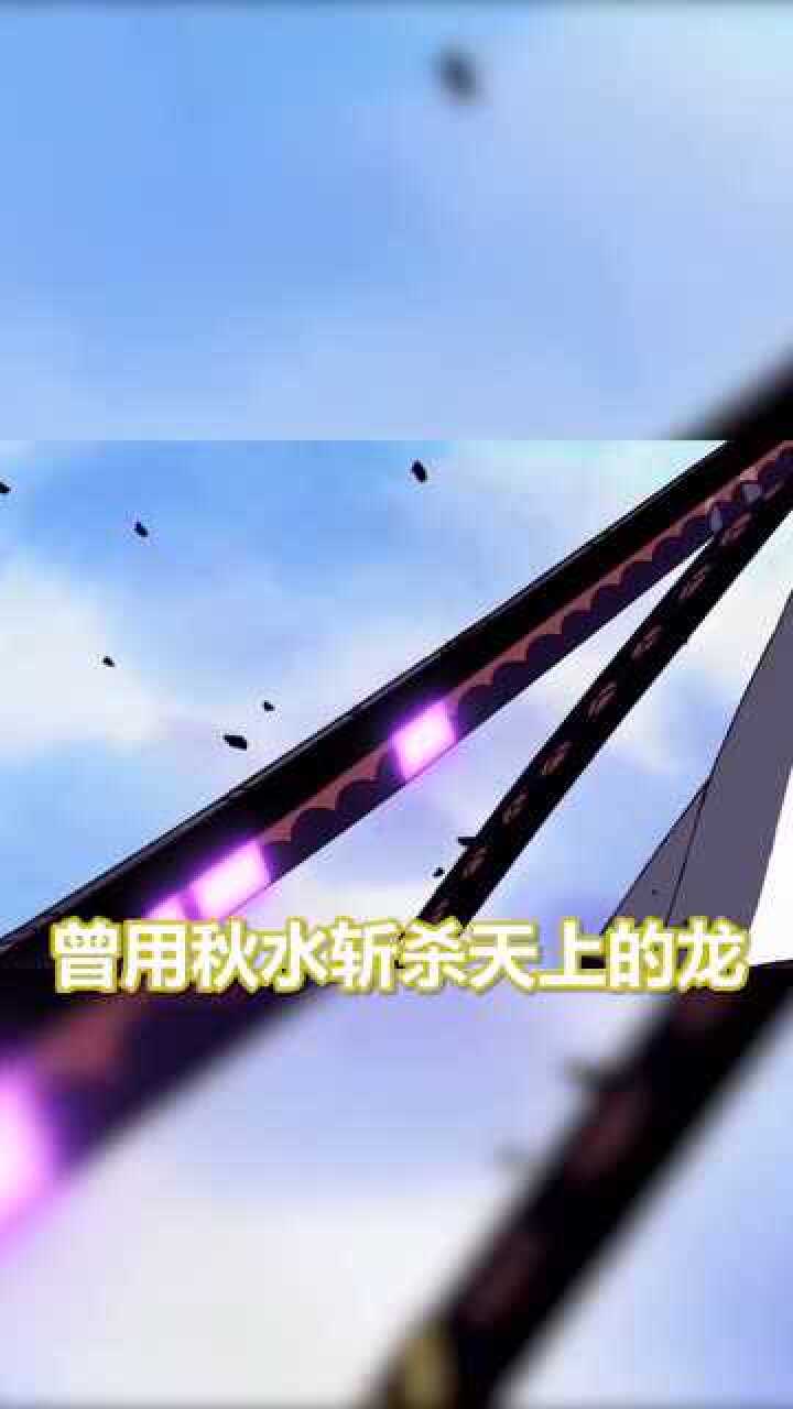 黑刀秋水!这把好刀有什么故事呢 ?