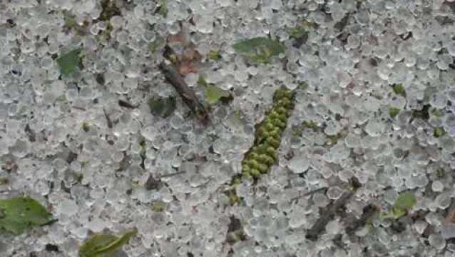 饶平县北部山区冰雹暴雨天气