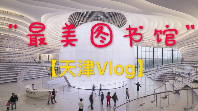 天津VLOG:探密天津滨海新区最美图书馆,真的有传说中那么美吗?