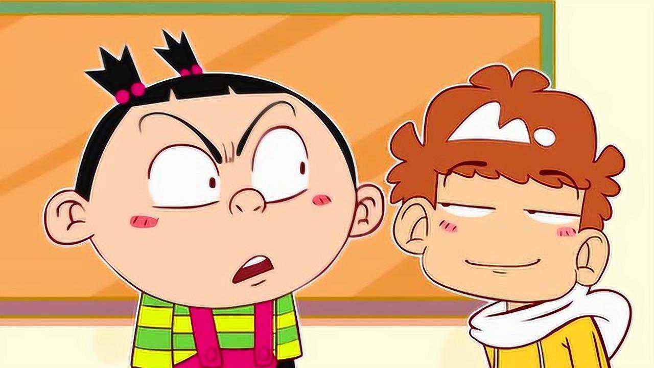 阿衰给大脸妹拜年,不给红包就要作业本,机智!