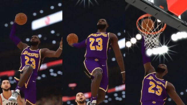 《NBA2K19》游戏中的勒布朗詹姆斯依旧是霸气的存在