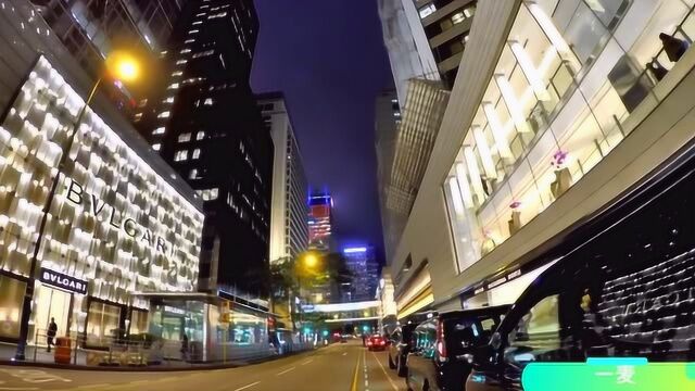 极致繁华的香港夜景,惊叹的建筑,不愧为全球三大夜景城市之一