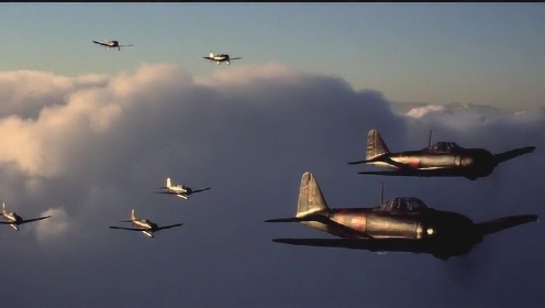 联合舰队第一波攻击到达珍珠港,美军毫无防备,殊不知炸弹临头!