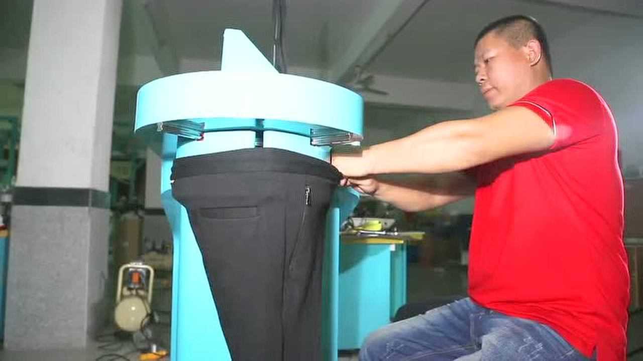 全自动穿裤绳缝纫机裤腰绳设备
