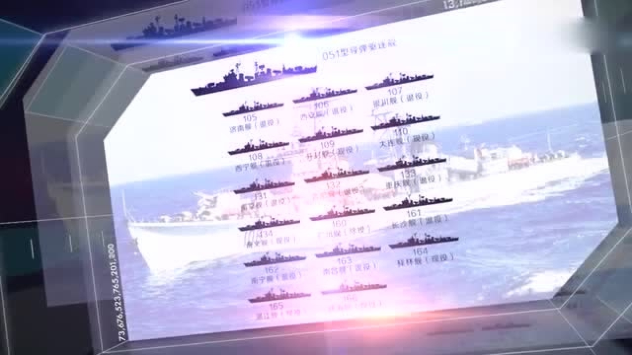 中国驱逐舰大盘点：从051型到055型导弹驱逐舰的发展史！_高清1080P在线观看平台_腾讯视频
