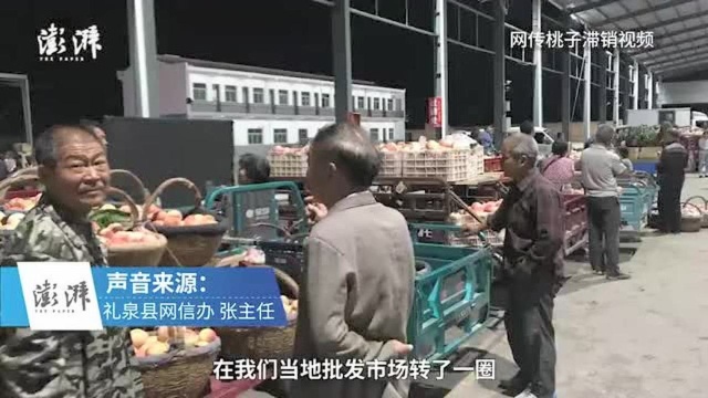 桃滞销扔路边?陕西礼泉:电商博同情