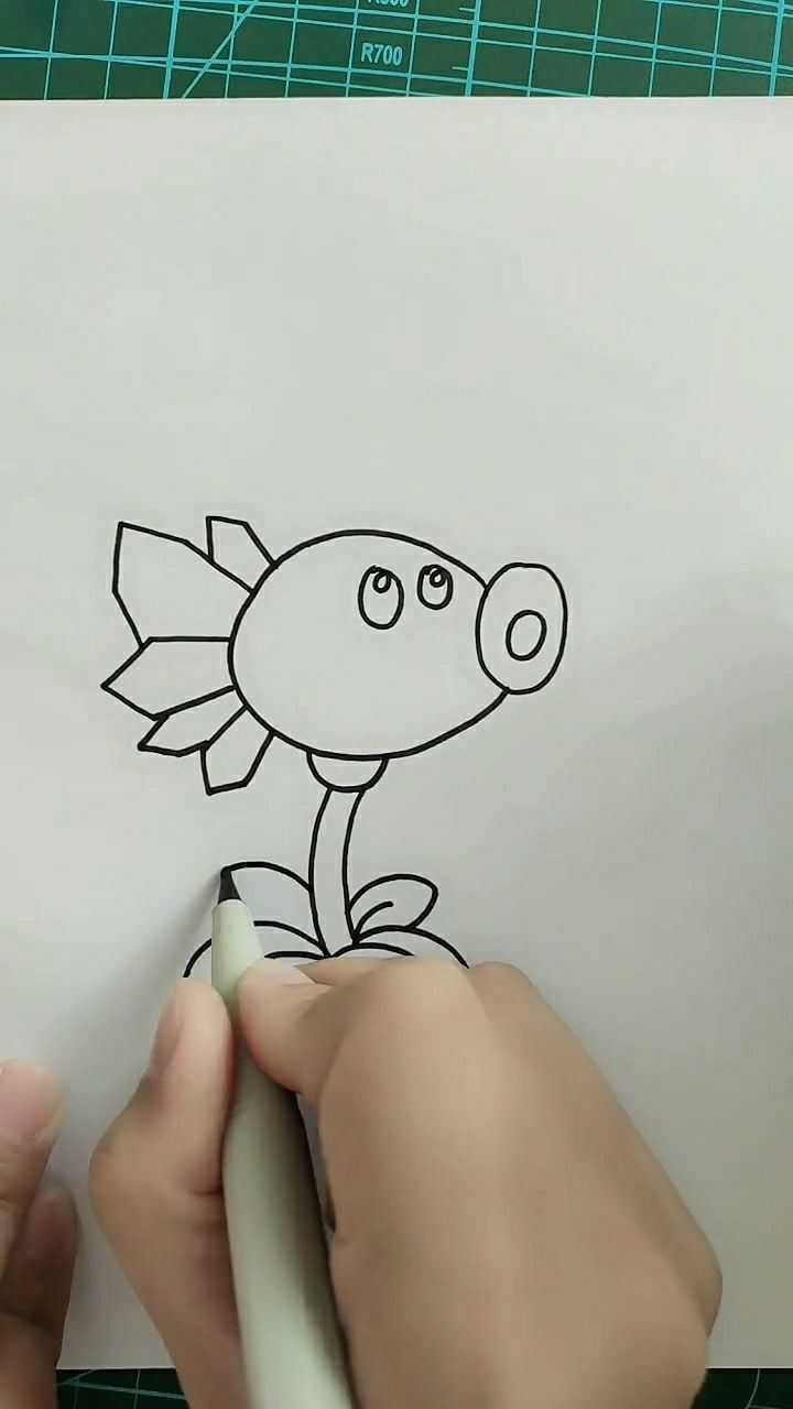 简笔画寒冰射手