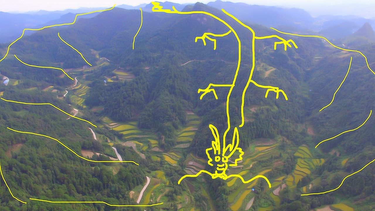 此地莲花形宝地,巨龙在中间,这样的风水宝地太少见了