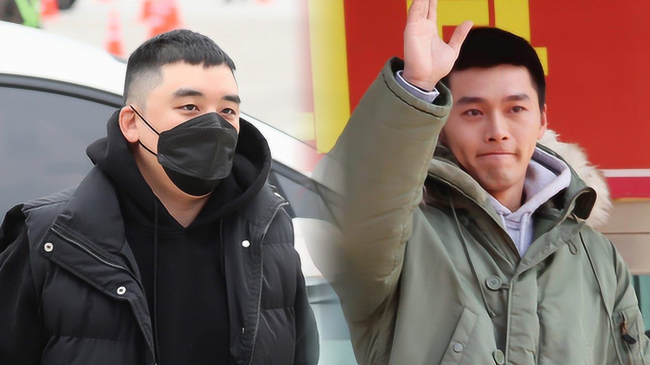 胜利入伍发型似土豪!玄彬李栋旭服兵役剪平头谁的颜值高?