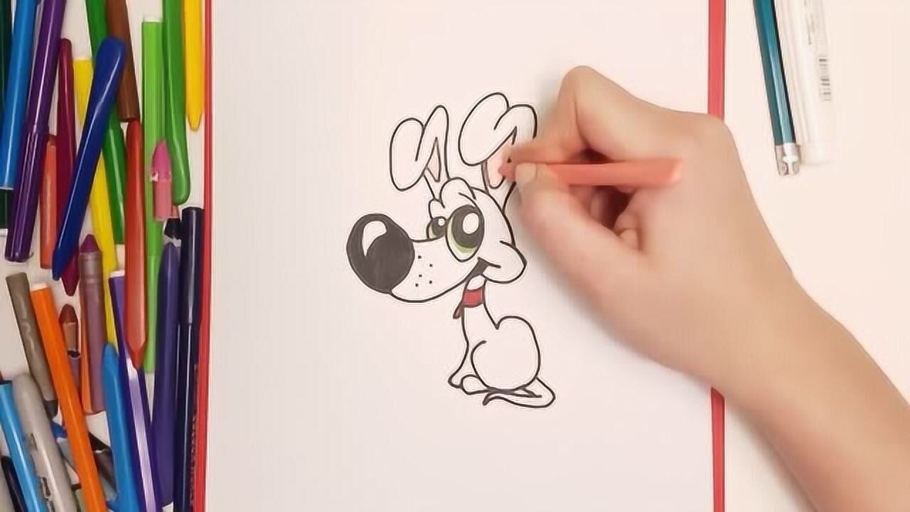 小飞画画如何从数字375画出一只可爱的小狗