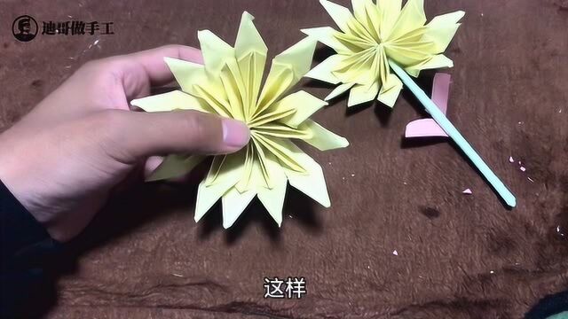 手工:教大家制作好看的向日葵