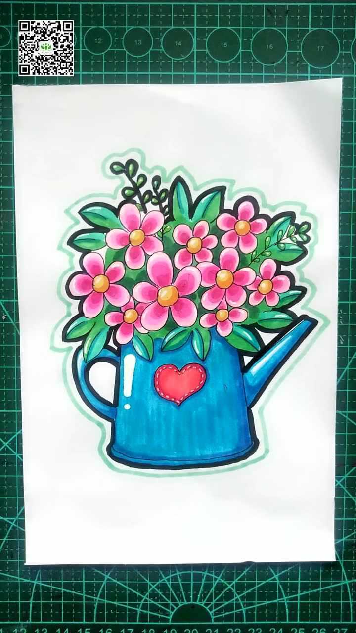 马克笔手绘-鲜花