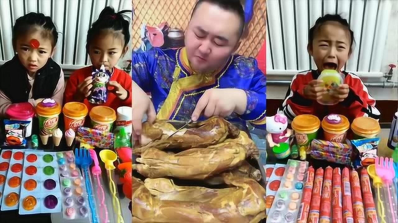 吃播小仙女:勇哥吃熏兔肉,看起来太有食欲了!