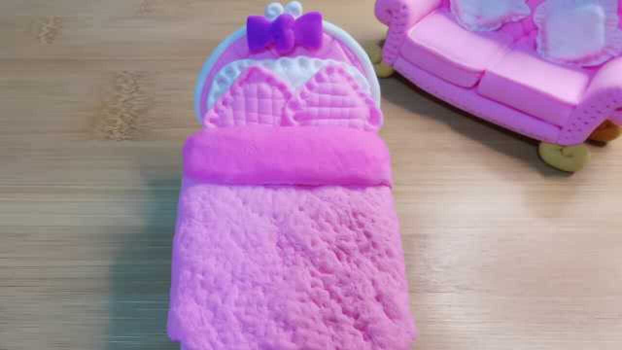 粘土制作卡通小床手工橡皮泥让你爱不释手粘土小床制作步骤