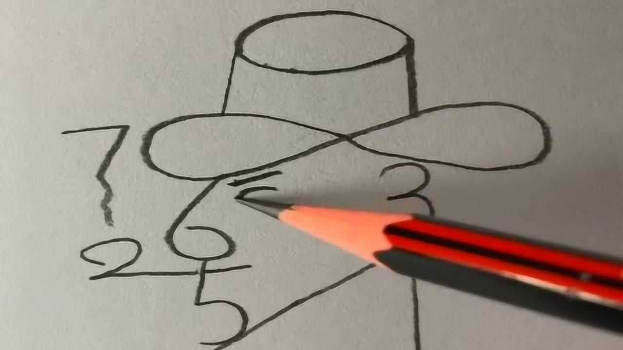 1-10数字人像简笔画