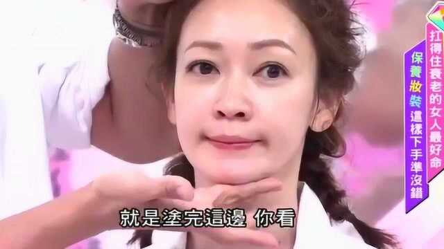 女星潘慧如的素颜也太正了吧,化妆反而显老气