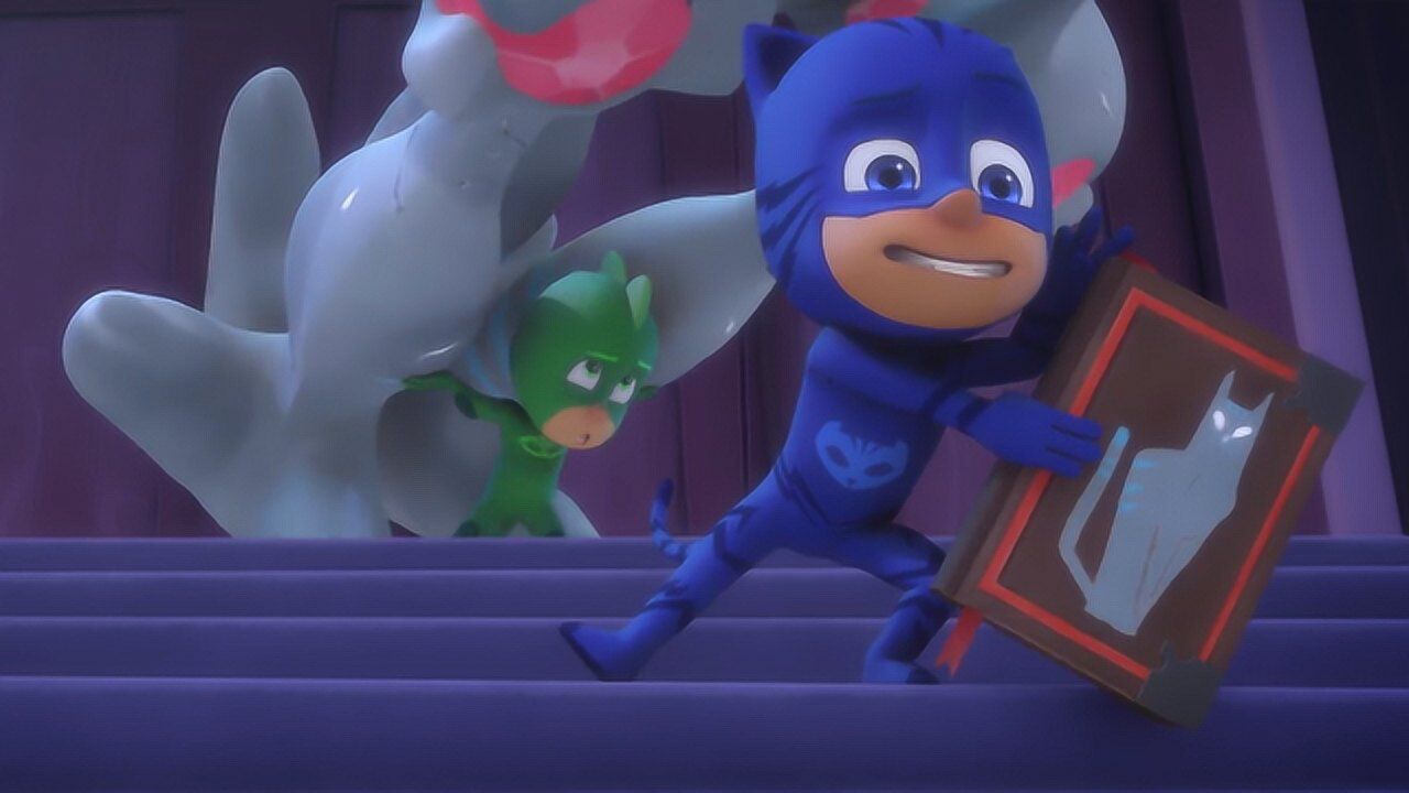 罗密欧博士来到睡衣小英雄基地挑衅猫小子他想要战胜他们玩具故事