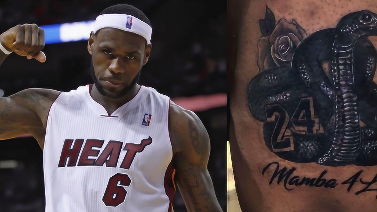 nba中的纹身文化!詹姆斯纹"黑曼巴",艾弗森的纹身最经典