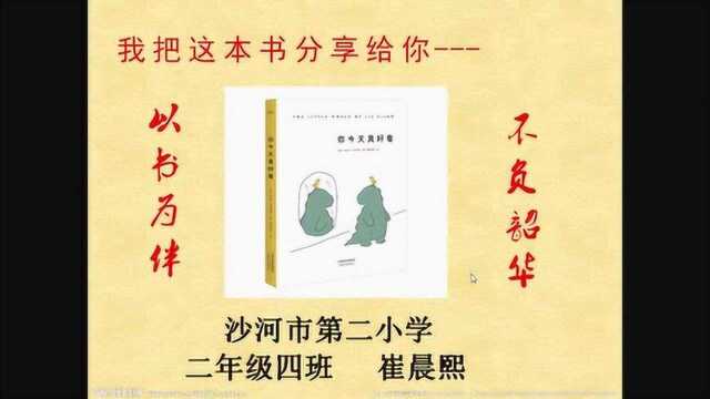 崔晨熙 沙河市第二小学 我最喜爱的一本书《你今天真好看》