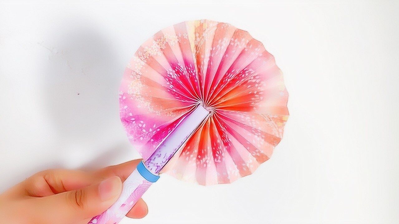 教你做简单好看的魔法扇子,多功能仙女棒的制作,有趣又好看_高清1080p