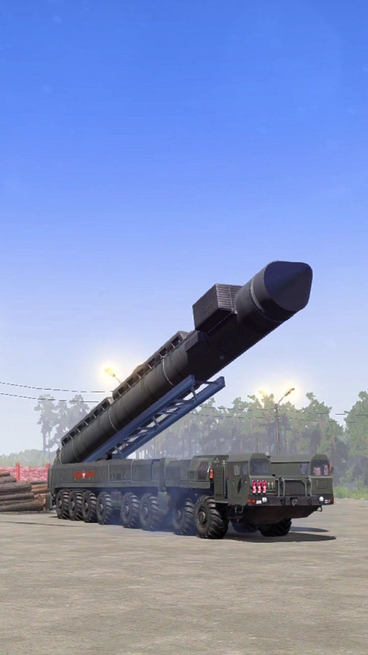 导弹发射车发射过程