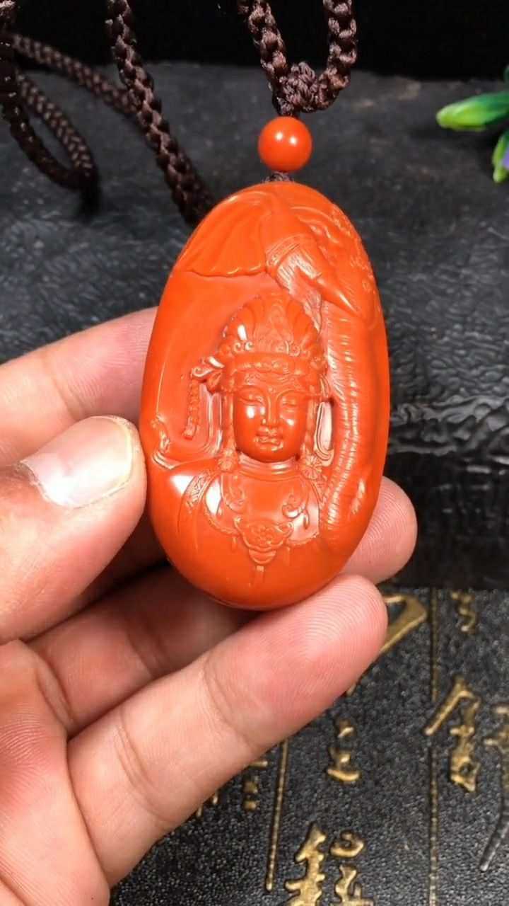 收藏品级绝世佳作,南红玉普贤菩萨,完美品质