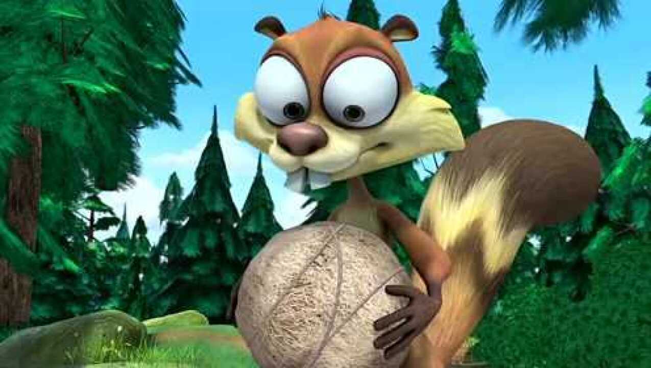 熊出没之熊心归来:去找球的蹦蹦,在草丛里听见了奇怪的声音!_腾讯视频