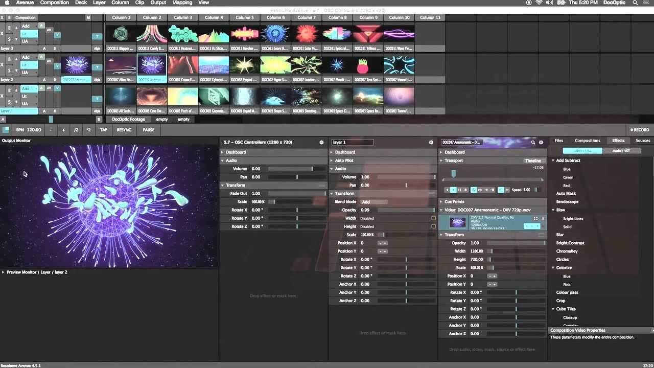 resolume arena软件中文教程——6.3 osc控制器