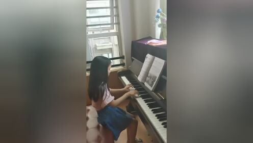 4.优秀奖重庆刘雨女儿刘若琳（8岁）-钢琴