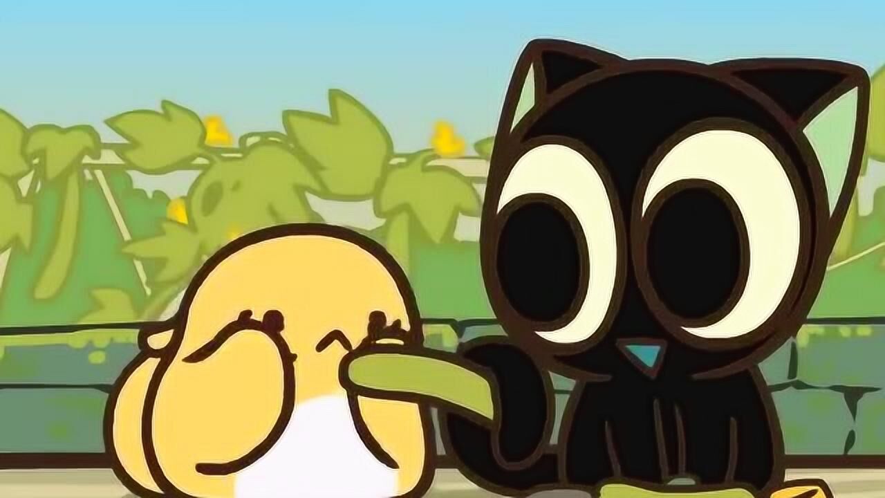 罗小黑战记团鼠不肯吃青菜结果被小黑暴揍强行喂食太搞笑