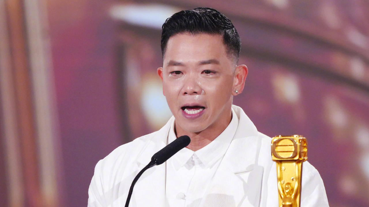 tvb颁奖礼最佳男配林子善,激动到下跪磕头,泪流满面帮tvb拉广告