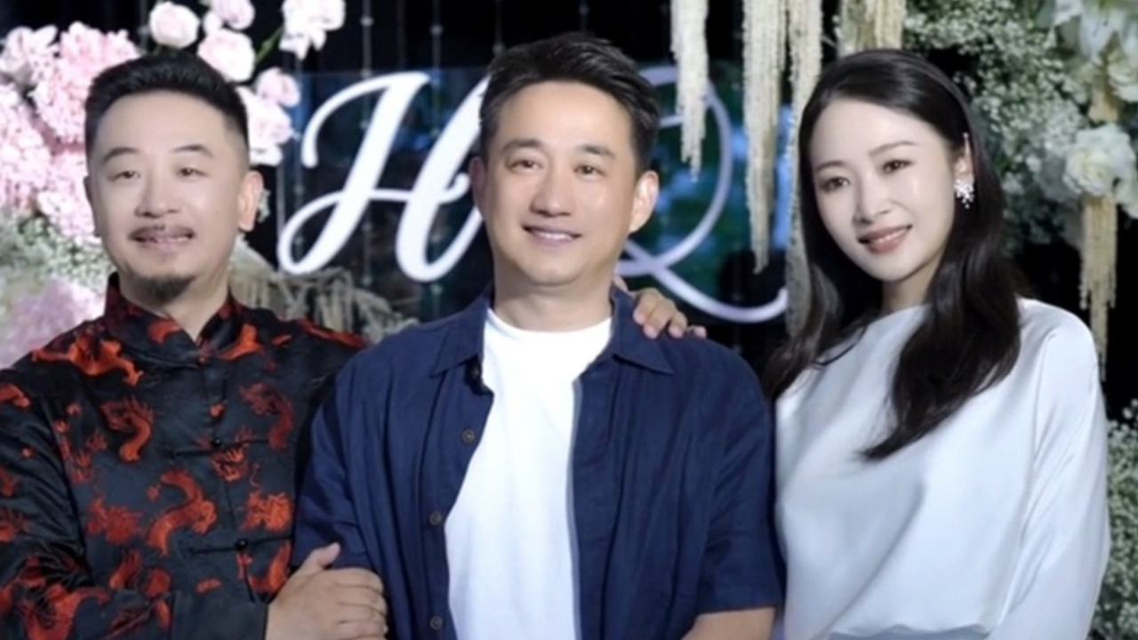 黄海波夫妇结婚十年举办晚宴,8岁儿子正脸首曝光,黄磊赵宝刚都来了