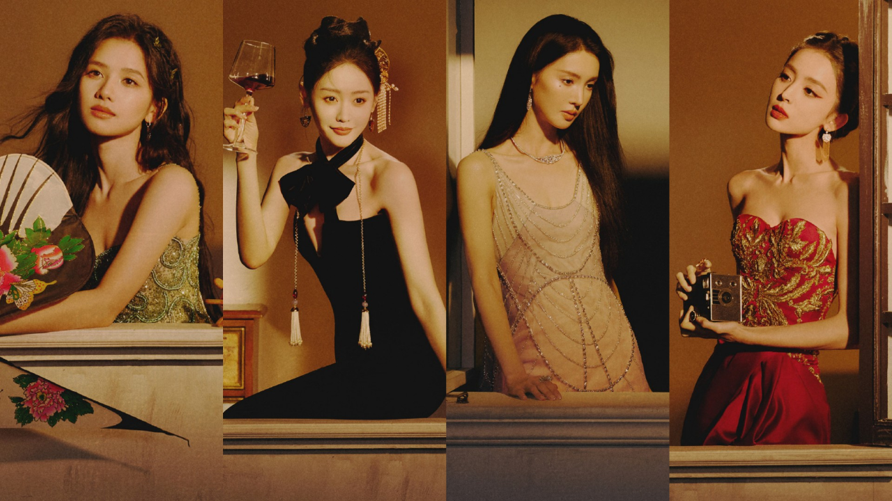 gq盛典女明星掀珠帘,张天爱气场强大金晨状态好,古力娜扎赢麻了