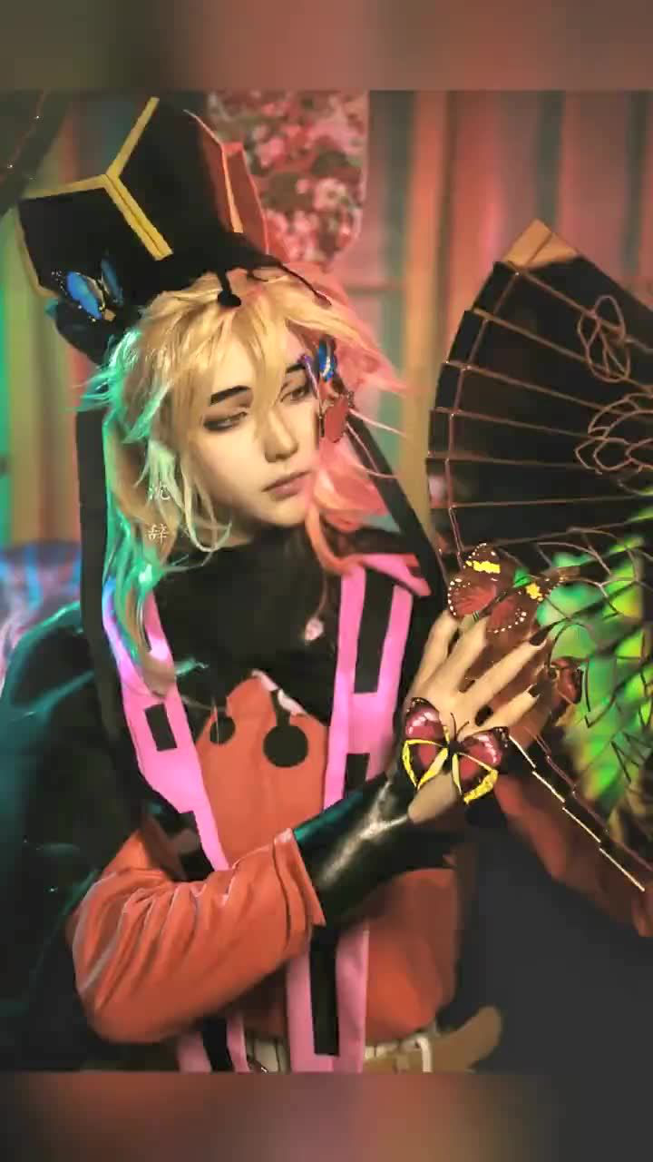 出镜cn沈辞ero1485097011cos鬼灭之刃童磨cosplay神还原二次元cos鬼灭