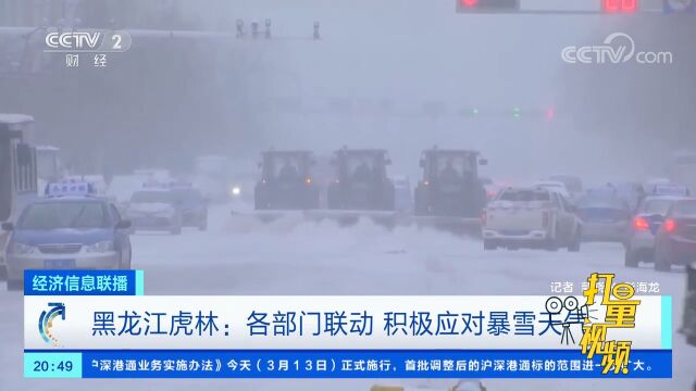 黑龙江虎林:各部门联动,积极应对暴雪天气