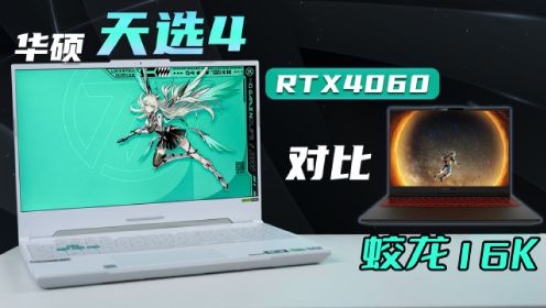 RTX4060游戏本，差800块，买一线华硕天选4还是二线蛟龙16K？