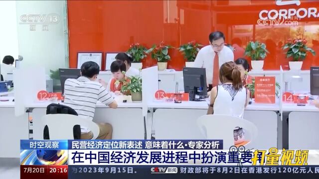 民营经济在中国经济发展进程中扮演重要角色