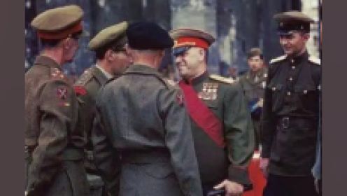朱可夫4：苏军攻克柏林，在德国投降仪式上，朱可夫流下了喜悦的泪水