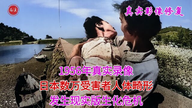 1956年真实录像,日本数万受害者人体畸形,发生现实版生化危机