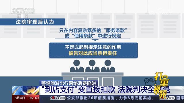 “到店支付”变直接扣款,法院判决全额退